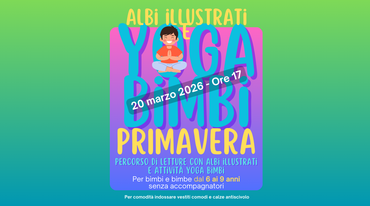 Albi illustrati e yoga bimbi - Primavera