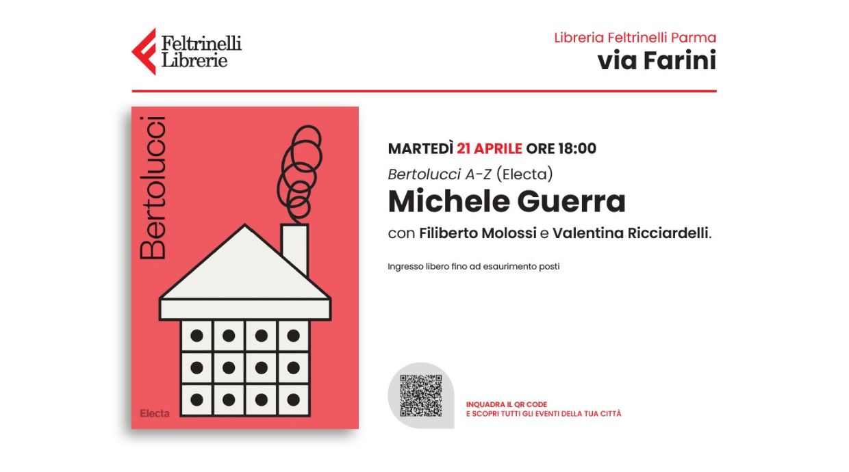 "Bertolucci A-Z": incontro e presentazione con Michele Guerra