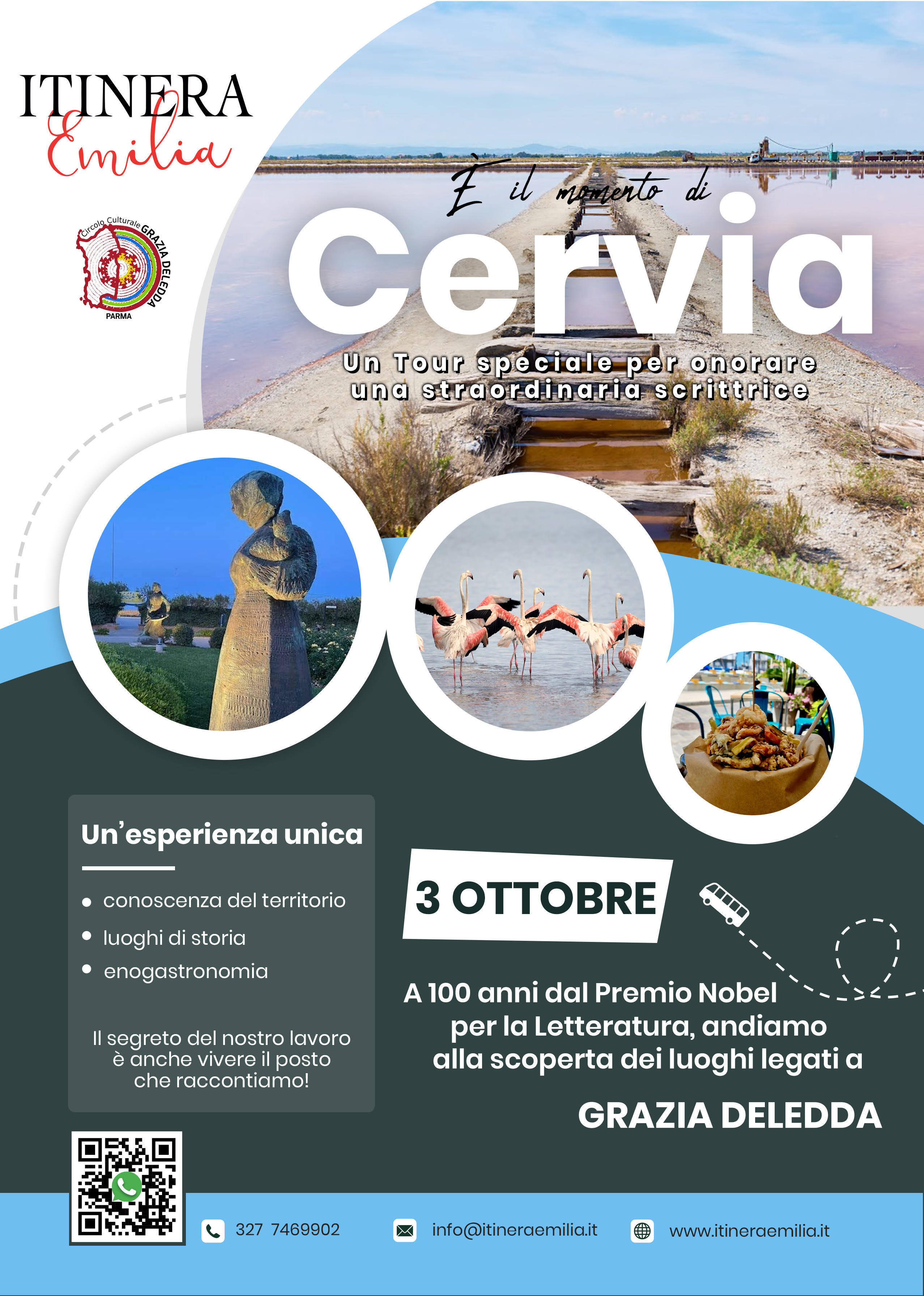 E' il momento di Cervia! Un tour speciale per onorare una straordinaria scrittrice.