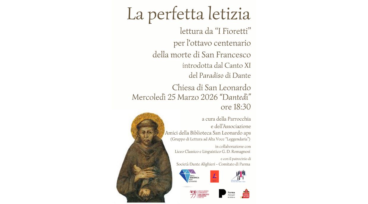 La perfetta letizia lettura da "I Fioretti" per l'ottavo centenario della morte di San Francesco