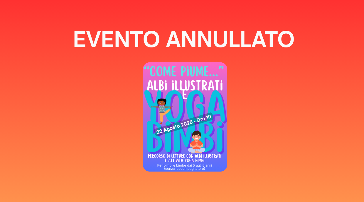Evento annullato - "Come piume". Albi illustrati e yoga bimbi quarto incontro